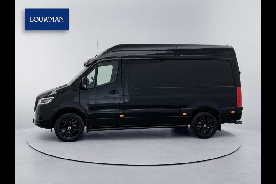 Mercedes-Benz Sprinter 319 1.9 CDI L2H2 30 Jahre Edition Leder Vanstep Full black Zonneklep met Led MAK Safari 3500kg Trekhaak Betimmering Navigatie