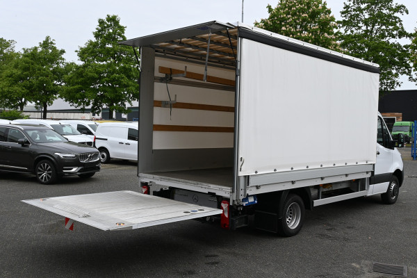 Mercedes-Benz Sprinter 517 CDI L3 Schuifzeil met laadklep 3500 KG trekhaak, Geveerde stoel, Huifzeil, Zeilwagen