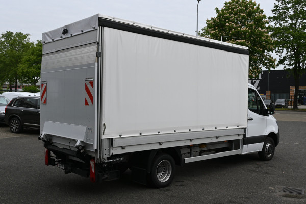 Mercedes-Benz Sprinter 517 CDI L3 Schuifzeil met laadklep 3500 KG trekhaak, Geveerde stoel, Huifzeil, Zeilwagen