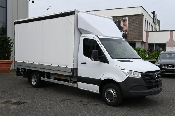 Mercedes-Benz Sprinter 517 CDI L3 Schuifzeil met laadklep 3500 KG trekhaak, Geveerde stoel, Huifzeil, Zeilwagen