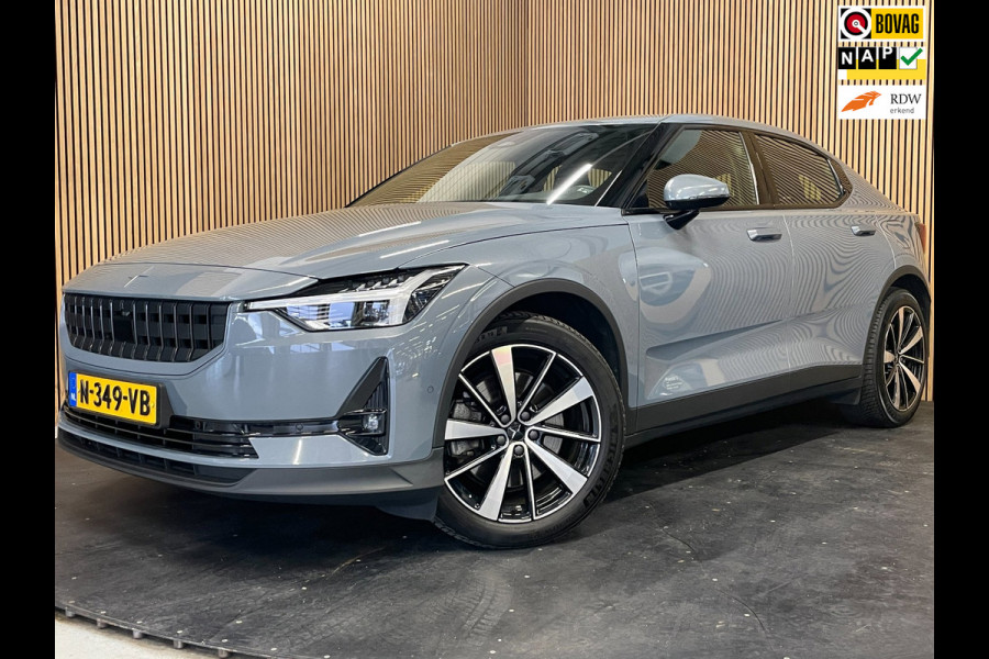 Polestar 2 Standard Range Single Motor 63kWh|93%SOH|ACC|ELEKTR.TREKHAAK|MEMORY|360+V+A-CAMERA|STOELVERWARMING|INCL.BTW|1e EIG.|NL|