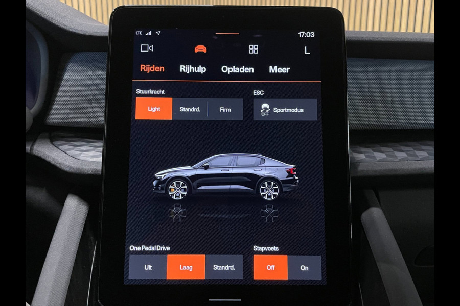Polestar 2 Standard Range Single Motor 63kWh|93%SOH|ACC|ELEKTR.TREKHAAK|MEMORY|360+V+A-CAMERA|STOELVERWARMING|INCL.BTW|1e EIG.|NL|