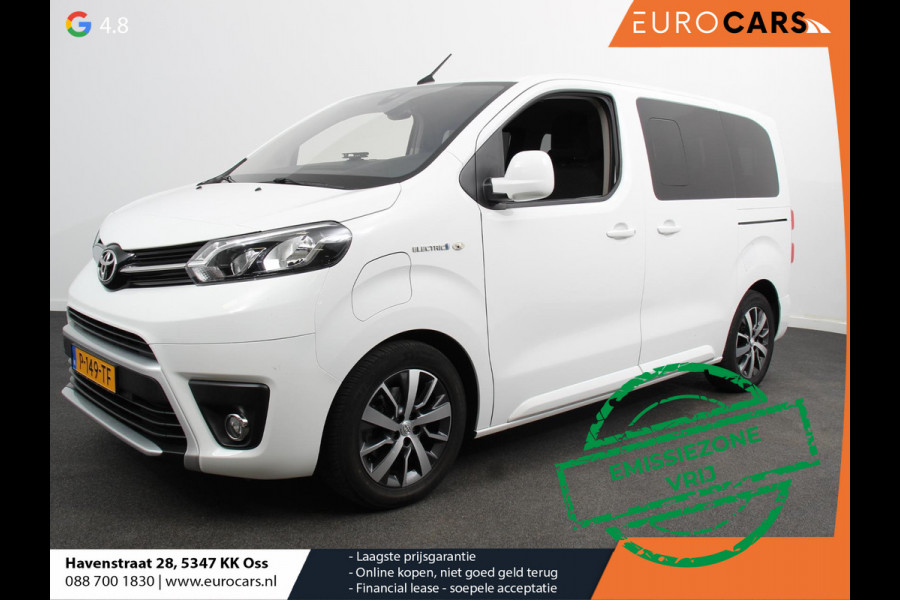 Toyota PROACE Electric Verso Luxury L2 8persoons PERSONENBUS 8p SOH 89% Navigatie Parkeersensoren Cruise Control Stoelverwarming Climate Control LM Velgen