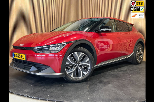 Kia Ev6 58 kWh|100% SOH|LEDER|ACC|ANDROID+CARPLAY|CAMERA|STOEL-, STUURVERW|LAGE KM'S|NAP|NL-AUTO|INCL.BTW|1e EIG.|