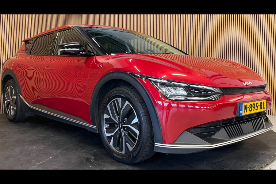 Kia Ev6 58 kWh|100% SOH|LEDER|ACC|ANDROID+CARPLAY|CAMERA|STOEL-, STUURVERW|LAGE KM'S|NAP|NL-AUTO|INCL.BTW|1e EIG.|