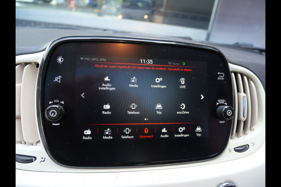 Fiat 500 1.2 MIRROR LOUNGE | PANORAMA | CLIMA | CRUISE | U-CONNECT | APK 04-2027!!
