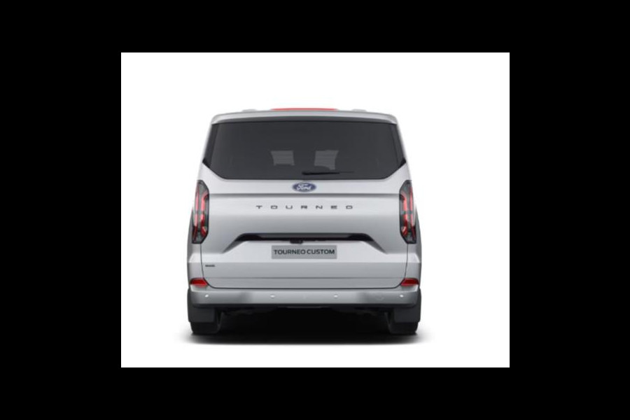 Ford Transit Custom Tourneo 340 2.5 PHEV L2H1 Titanium X 233pk | 16-weg elek. AGR-stoel | Handsfree elektrische dubbele zijschuifdeuren | Panoramadak | 15 B&O speaker | Inklapbare trekhaak | Verwarmbaar stuurwiel | Verwarmbare en elektrisch verstelbare stoelen tweede zitrij | Draadloos opladen
