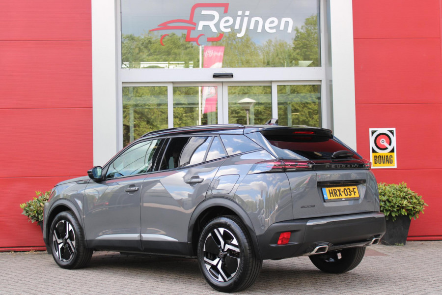 Peugeot 2008 1.2 Hybrid 145PK AUTOMAAT GT PACK | ELEKTRISCH BEDIENBARE BESTUURDERSSTOEL | NAVIGATIE | FULL LED KOPLAMPEN | DRAADLOZE APPLE CARPLAY/ANDROID AUTO | ADAPTIVE CRUISE CONTROL | CAMERA VOOR + ACHTER | CLIMATE CONTROL | LICHTMETALEN VELGEN 17" | KEYLESS ENTRY/START | DAB+ RADIO | ALCANTARA/LEDEREN BEKLEDING  | DODEHOEK DETECTIE | PARKEERSENSOREN VOOR + ACHTER | STOEL VERWARMING | DRAADLOZE TELEFOONLADER |