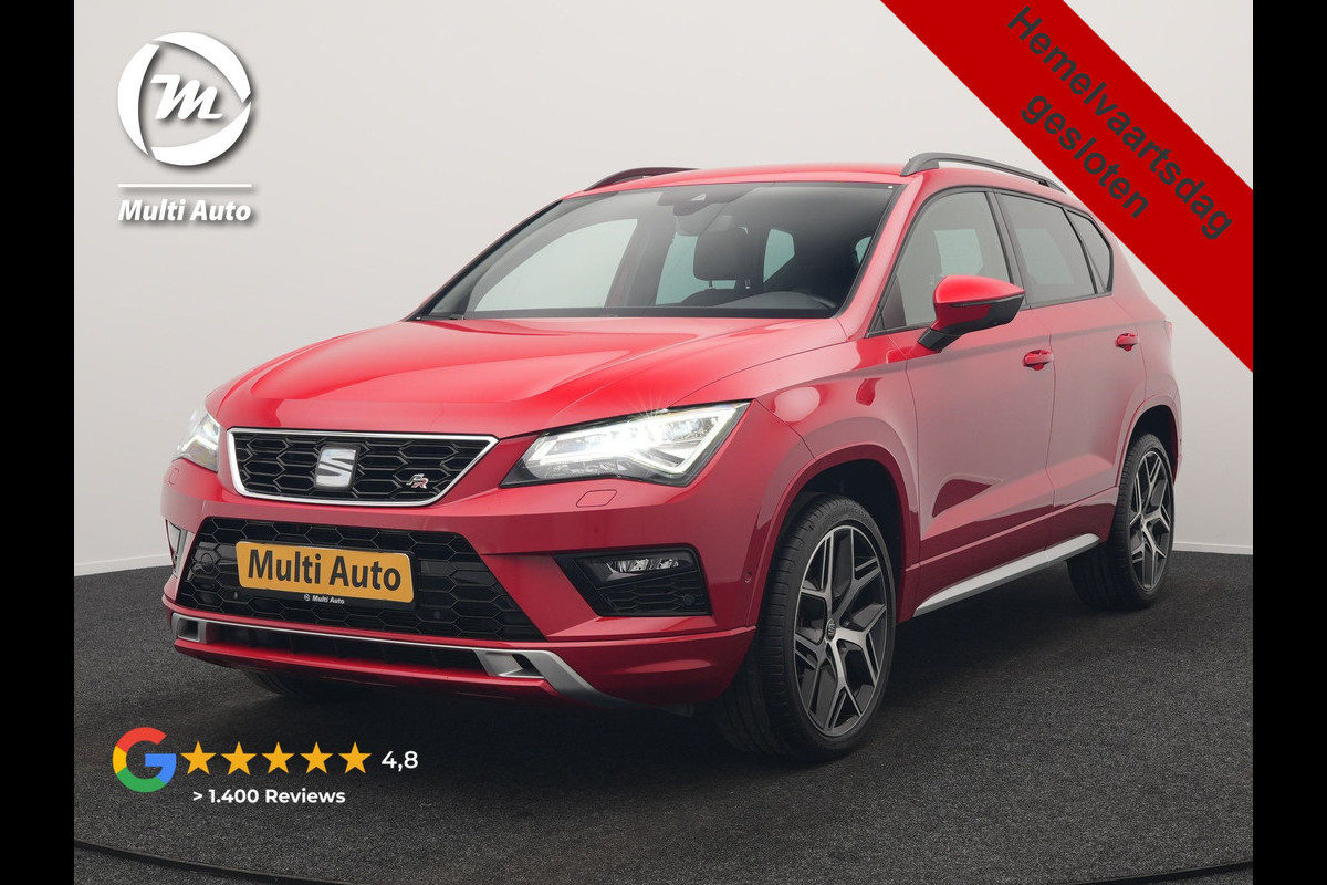 Seat Ateca 1.5 TSI FR DSG 150pk Dealer O.H. | Adaptive Cruise | Camera | Beats Audio | Alcantara Sportstoelen Verwarmd | 19"L.M | Apple Carplay | Sfeerverlichting | Keyless | Blis | Navigatie | DAB |