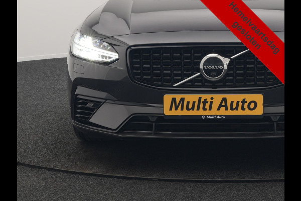 Volvo V90 T6 AWD Ultimate Dark PHEV 350pk Dealer O.H. | Panodak | Head Up | 360 Camera | Adaptive Cruise | Harman / Kardon | Lederen Sportstoelen Memory & Ventilatie | Keyless | Stoelen & Stuur Verwarmd | Apple Carplay | Virtual | DAB | Plug In Hybrid