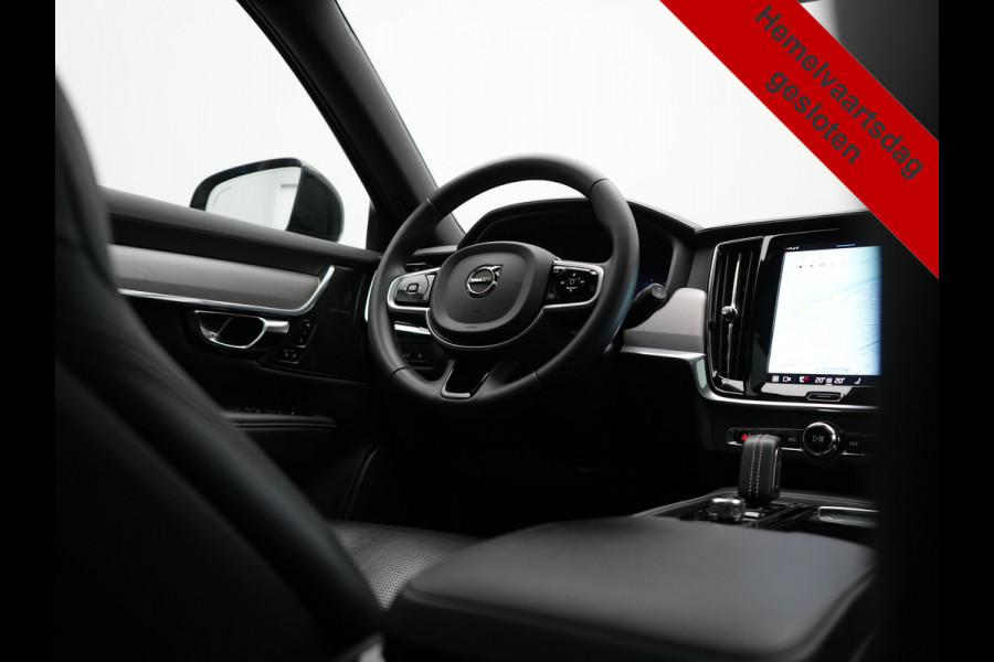 Volvo V90 T6 AWD Ultimate Dark PHEV 350pk Dealer O.H. | Panodak | Head Up | 360 Camera | Adaptive Cruise | Harman / Kardon | Lederen Sportstoelen Memory & Ventilatie | Keyless | Stoelen & Stuur Verwarmd | Apple Carplay | Virtual | DAB | Plug In Hybrid