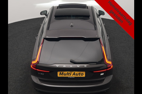 Volvo V90 T6 AWD Ultimate Dark PHEV 350pk Dealer O.H. | Panodak | Head Up | 360 Camera | Adaptive Cruise | Harman / Kardon | Lederen Sportstoelen Memory & Ventilatie | Keyless | Stoelen & Stuur Verwarmd | Apple Carplay | Virtual | DAB | Plug In Hybrid