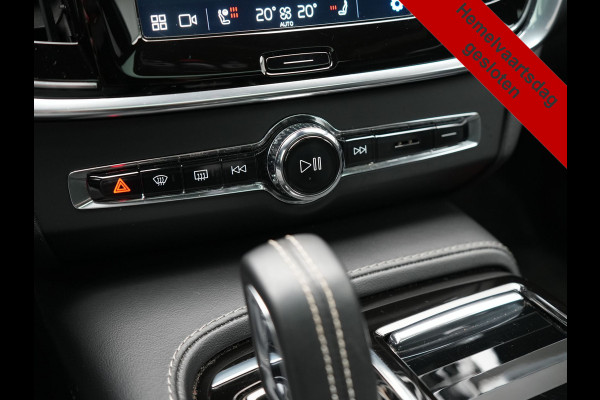Volvo V90 T6 AWD Ultimate Dark PHEV 350pk Dealer O.H. | Panodak | Head Up | 360 Camera | Adaptive Cruise | Harman / Kardon | Lederen Sportstoelen Memory & Ventilatie | Keyless | Stoelen & Stuur Verwarmd | Apple Carplay | Virtual | DAB | Plug In Hybrid