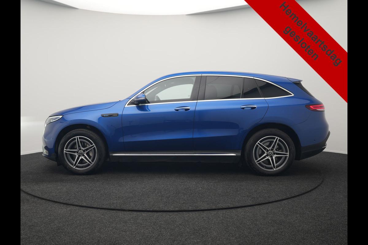 Mercedes-Benz EQC 400 4MATIC AMG Line 408pk INCL BTW | Trekhaak af Fabriek | Adaptive Cruise | 360 Camera | Multibeam LED | Standkachel | Sfeerverlichting | 19"L.M | Widescreen | Keyless | BLIS |