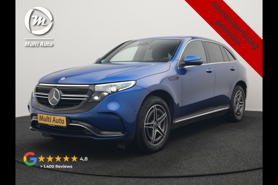 Mercedes-Benz EQC 400 4MATIC AMG Line 408pk INCL BTW | Trekhaak af Fabriek | Adaptive Cruise | 360 Camera | Multibeam LED | Standkachel | Sfeerverlichting | 19"L.M | Widescreen | Keyless | BLIS |