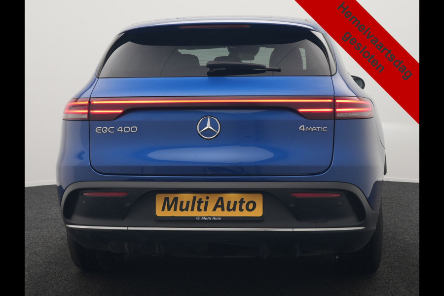 Mercedes-Benz EQC 400 4MATIC AMG Line 408pk INCL BTW | Trekhaak af Fabriek | Adaptive Cruise | 360 Camera | Multibeam LED | Standkachel | Sfeerverlichting | 19"L.M | Widescreen | Keyless | BLIS |