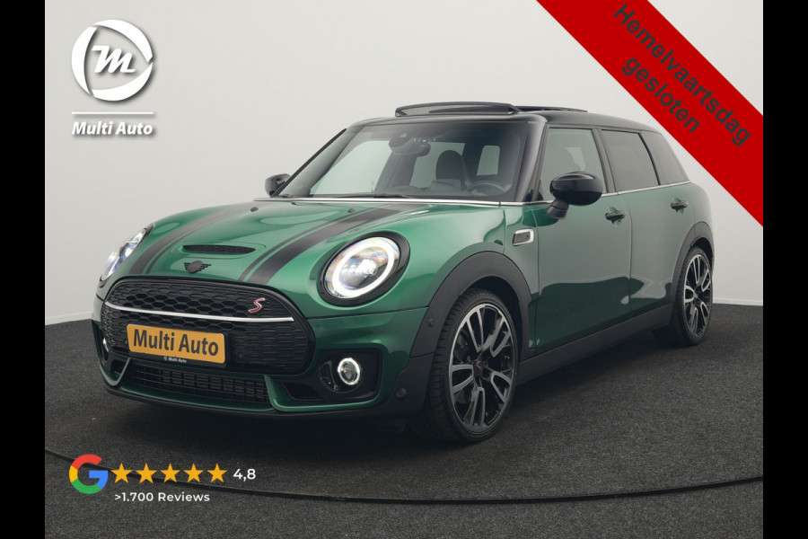 MINI Clubman 2.0 Cooper S John Cooper Works FACELIFT 179pk Dealer O.H | Panodak | Adaptive Cruise | Alcantara JCW Sportstoelen | Head Up | Harman Kardon | 19"L.M | Trekhaak Afn. | Camera | Keyless |