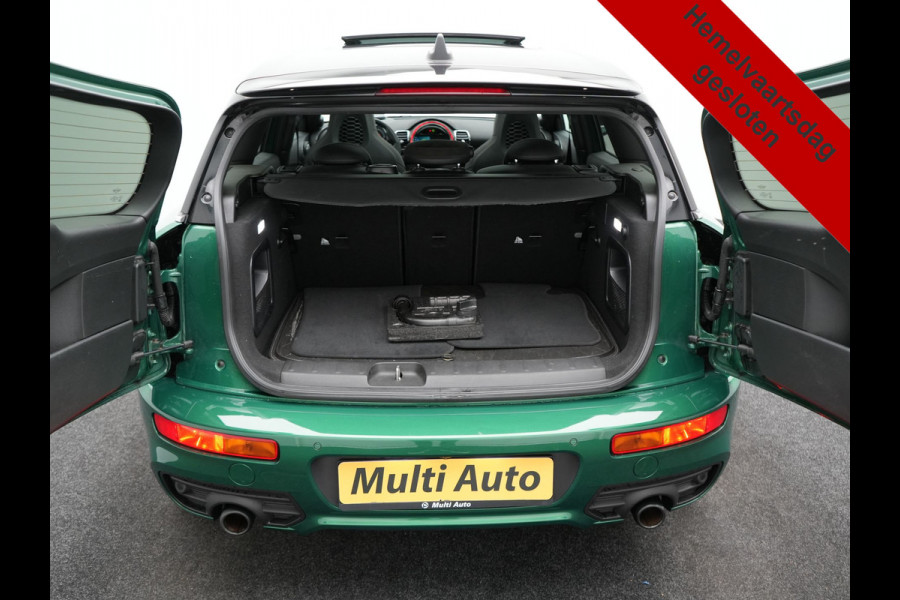 MINI Clubman 2.0 Cooper S John Cooper Works FACELIFT 179pk Dealer O.H | Panodak | Adaptive Cruise | Alcantara JCW Sportstoelen | Head Up | Harman Kardon | 19"L.M | Trekhaak Afn. | Camera | Keyless |