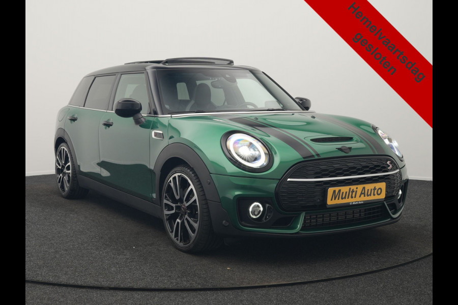 MINI Clubman 2.0 Cooper S John Cooper Works FACELIFT 179pk Dealer O.H | Panodak | Adaptive Cruise | Alcantara JCW Sportstoelen | Head Up | Harman Kardon | 19"L.M | Trekhaak Afn. | Camera | Keyless |