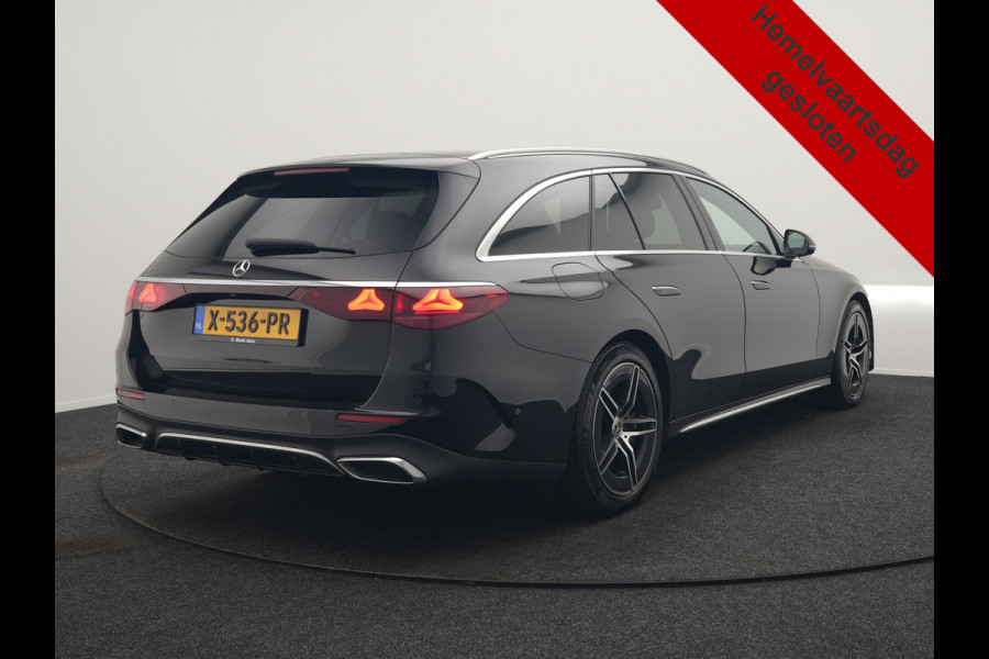 Mercedes-Benz E-Klasse Estate 300 e AMG Line PHEV 313pk INCL BTW Dealer O.H. | Trekhaak Af Fabriek | Adaptive Cruise | 360 Camera | Digital Light | Alcantara Sportstoelen Memory & Verwarmd | Sfeerverlichting | Keyless | Blis | Navigatie | DAB | Plug In Hybrid |