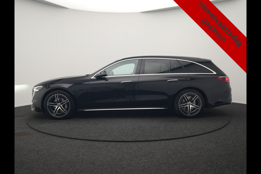 Mercedes-Benz E-Klasse Estate 300 e AMG Line PHEV 313pk INCL BTW Dealer O.H. | Trekhaak Af Fabriek | Adaptive Cruise | 360 Camera | Digital Light | Alcantara Sportstoelen Memory & Verwarmd | Sfeerverlichting | Keyless | Blis | Navigatie | DAB | Plug In Hybrid |