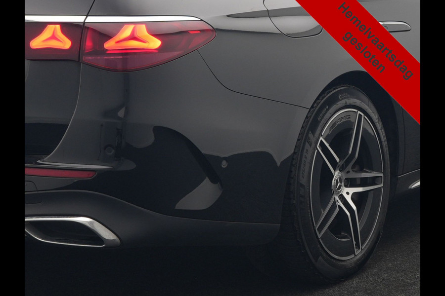 Mercedes-Benz E-Klasse Estate 300 e AMG Line PHEV 313pk INCL BTW Dealer O.H. | Trekhaak Af Fabriek | Adaptive Cruise | 360 Camera | Digital Light | Alcantara Sportstoelen Memory & Verwarmd | Sfeerverlichting | Keyless | Blis | Navigatie | DAB | Plug In Hybrid |