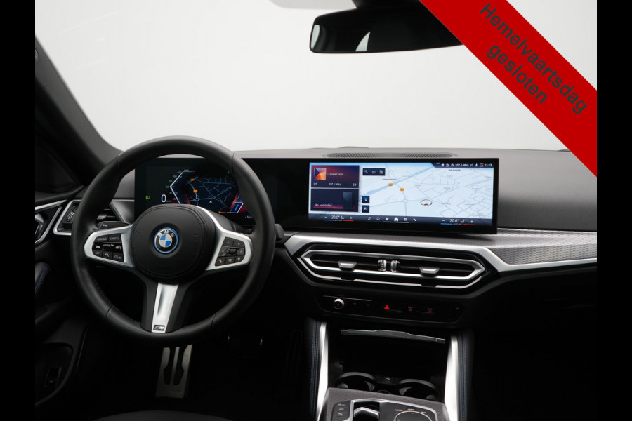 BMW i4 eDrive35 M Sport 70 kWh 286pk Dealer O.H | Trekhaak Af Fabriek | Adaptive Cruise | 360 Camera | Alcantara Sportstoelen Verwarmd | Widescreen Navi | Apple Carplay | Virtual | DAB | 18" L.M |