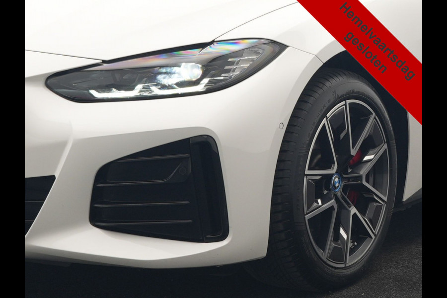 BMW i4 eDrive35 M Sport 70 kWh 286pk Dealer O.H | Trekhaak Af Fabriek | Adaptive Cruise | 360 Camera | Alcantara Sportstoelen Verwarmd | Widescreen Navi | Apple Carplay | Virtual | DAB | 18" L.M |