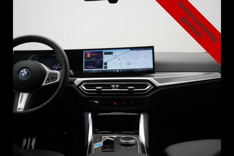 BMW i4 eDrive35 M Sport 70 kWh 286pk Dealer O.H | Trekhaak Af Fabriek | Adaptive Cruise | 360 Camera | Alcantara Sportstoelen Verwarmd | Widescreen Navi | Apple Carplay | Virtual | DAB | 18" L.M |