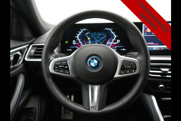 BMW i4 eDrive35 M Sport 70 kWh 286pk Dealer O.H | Trekhaak Af Fabriek | Adaptive Cruise | 360 Camera | Alcantara Sportstoelen Verwarmd | Widescreen Navi | Apple Carplay | Virtual | DAB | 18" L.M |