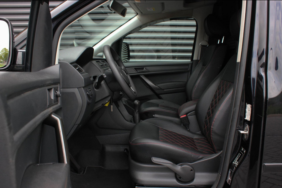 Volkswagen Caddy 2.0 TDI 185PK JB- EDITION MARGE BTW VRIJ/ FULL BLACK / SCHROEFSET / LEDEREN BEKLEDING / NIEUWSTAAT / ELEK- PAKKET