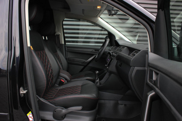 Volkswagen Caddy 2.0 TDI 185PK JB- EDITION MARGE BTW VRIJ/ FULL BLACK / SCHROEFSET / LEDEREN BEKLEDING / NIEUWSTAAT / ELEK- PAKKET