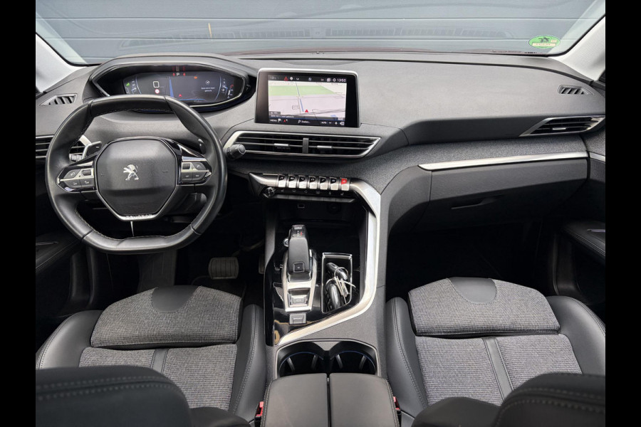 Peugeot 3008 1.2 PureTech Allure 1e Eigenaar,Draadloos Opladen,Navi,360°Camera,Keyless,Dealer Onderhouden,Stoelverw.Memory stoel,Dodehoek,131pk,Halfleder,Apk tot 03-2027