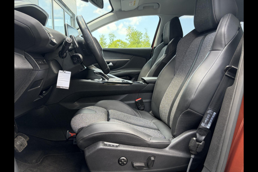 Peugeot 3008 1.2 PureTech Allure 1e Eigenaar,Draadloos Opladen,Navi,360°Camera,Keyless,Dealer Onderhouden,Stoelverw.Memory stoel,Dodehoek,131pk,Halfleder,Apk tot 03-2027