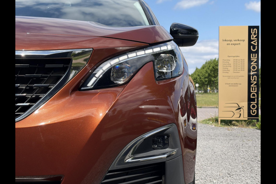 Peugeot 3008 1.2 PureTech Allure 1e Eigenaar,Draadloos Opladen,Navi,360°Camera,Keyless,Dealer Onderhouden,Stoelverw.Memory stoel,Dodehoek,131pk,Halfleder,Apk tot 03-2027