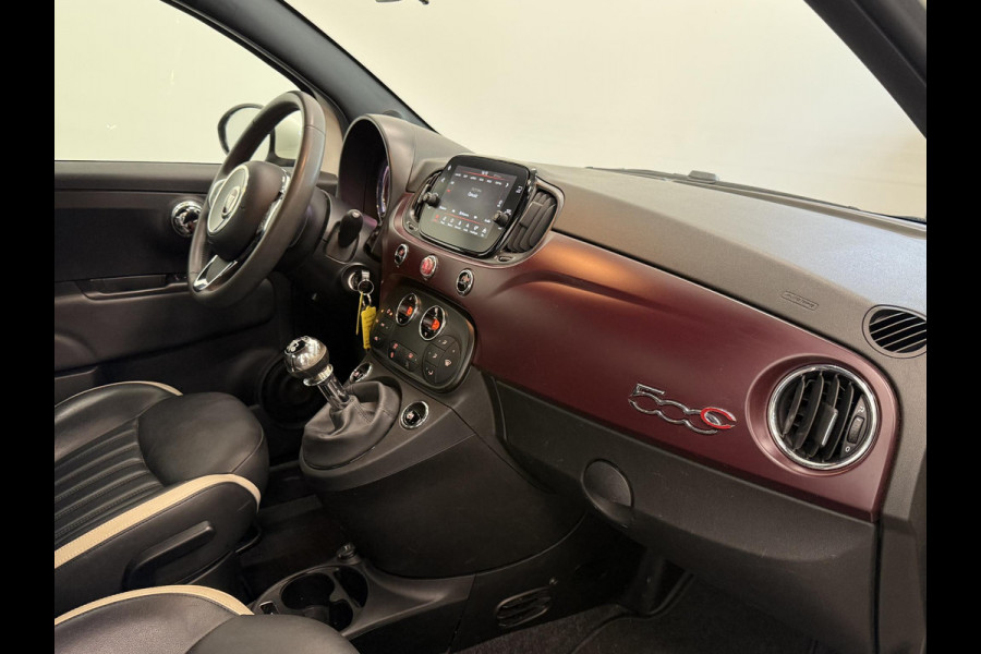 Fiat 500C 1.2 Star Navigatie Climate Control Parkeersensoren Virtual Cockpit Cruise control Leder  LMV 16"