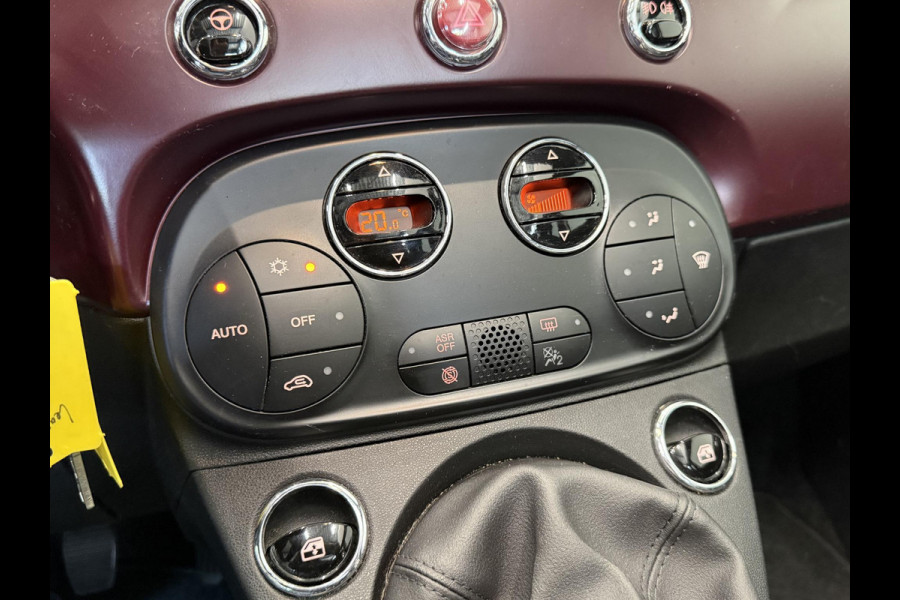 Fiat 500C 1.2 Star Navigatie Climate Control Parkeersensoren Virtual Cockpit Cruise control Leder  LMV 16"