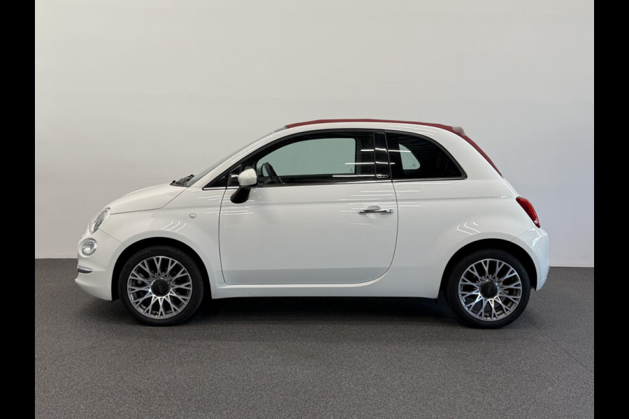 Fiat 500C 1.2 Star Navigatie Climate Control Parkeersensoren Virtual Cockpit Cruise control Leder  LMV 16"