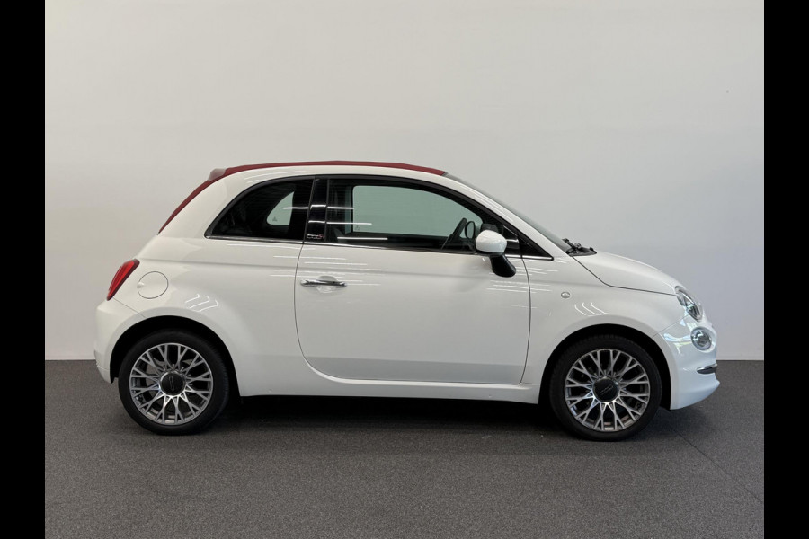 Fiat 500C 1.2 Star Navigatie Climate Control Parkeersensoren Virtual Cockpit Cruise control Leder  LMV 16"
