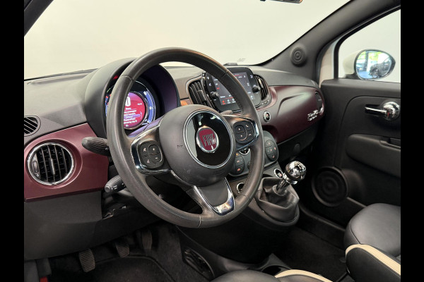 Fiat 500C 1.2 Star Navigatie Climate Control Parkeersensoren Virtual Cockpit Cruise control Leder  LMV 16"