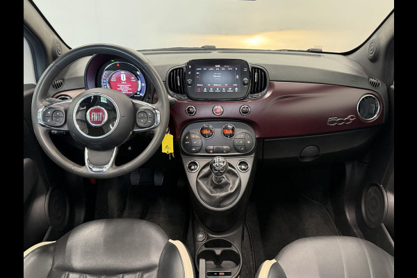 Fiat 500C 1.2 Star Navigatie Climate Control Parkeersensoren Virtual Cockpit Cruise control Leder  LMV 16"