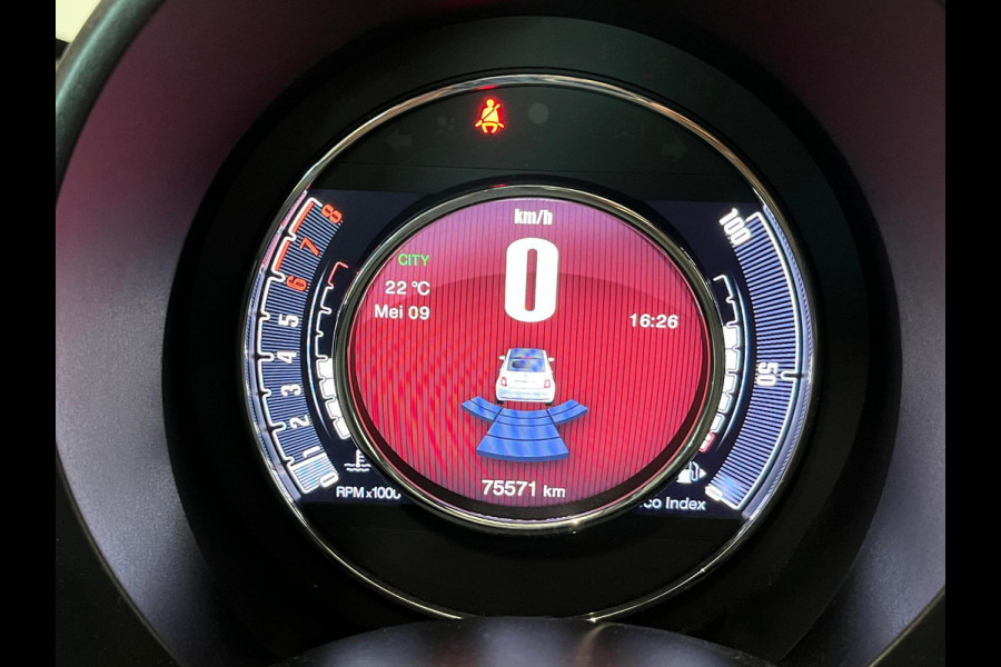 Fiat 500C 1.2 Star Navigatie Climate Control Parkeersensoren Virtual Cockpit Cruise control Leder  LMV 16"