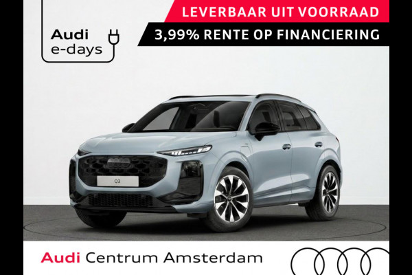 Audi Q3 S edition e-hybrid 272 pk | Techniekpakket plus | Panorama-glasdak | Optiekpakket zwart-glanzend | Trekhaak mech. zwenkbaar |