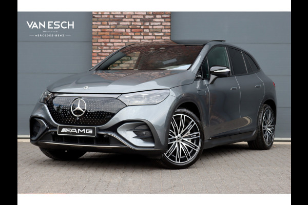 Mercedes-Benz EQE SUV 500 4MATIC AMG Line 91 kWh | 65.000,- ex BTW | Luchtvering | Hyperscreen | Achterasbesturing | Distronic+ | Massage | HUD | Stoelventilatie | Trekhaak | Memory | Verwarmd Stuurwiel | 22kW |