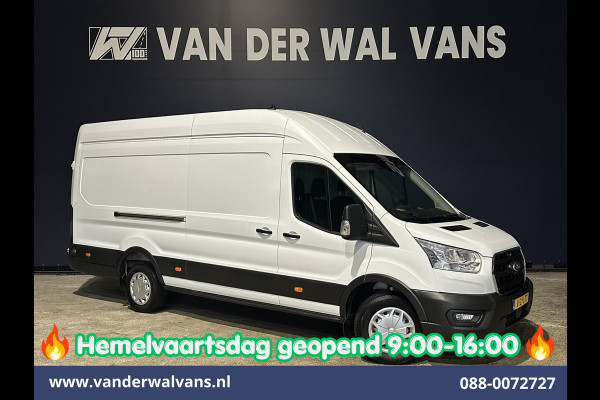 Ford Transit 2.0 TDCI 185pk L4H3 Jumbo Euro6 Airco | Camera | LED | Cruisecontrol | Verwarmde voorruit Parkeersensoren, Bijrijdersbank, 2800kg trekvermogen