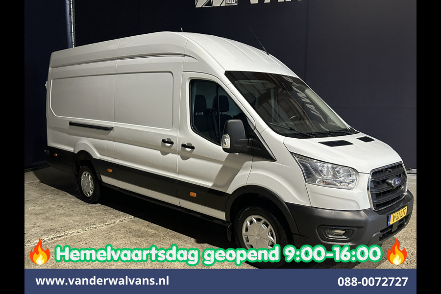Ford Transit 2.0 TDCI 185pk L4H3 Jumbo Euro6 Airco | Camera | LED | Cruisecontrol | Verwarmde voorruit Parkeersensoren, Bijrijdersbank, 2800kg trekvermogen