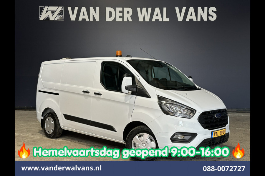 Ford Transit Custom 2.0 TDCI L1H1 Inrichting Euro6 Airco | Camera | LED | Cruisecontrol | Android Auto Stoelverwarming, Verwarmde voorruit, Parkeersensoren, Bijrijdersbank, 2500kg Trekhaak