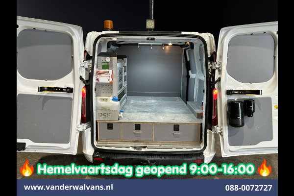 Ford Transit Custom 2.0 TDCI L1H1 Inrichting Euro6 Airco | Camera | LED | Cruisecontrol | Android Auto Stoelverwarming, Verwarmde voorruit, Parkeersensoren, Bijrijdersbank, 2500kg Trekhaak