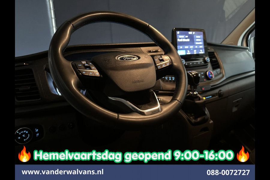 Ford Transit Custom 2.0 TDCI L1H1 Inrichting Euro6 Airco | Camera | LED | Cruisecontrol | Android Auto Stoelverwarming, Verwarmde voorruit, Parkeersensoren, Bijrijdersbank, 2500kg Trekhaak