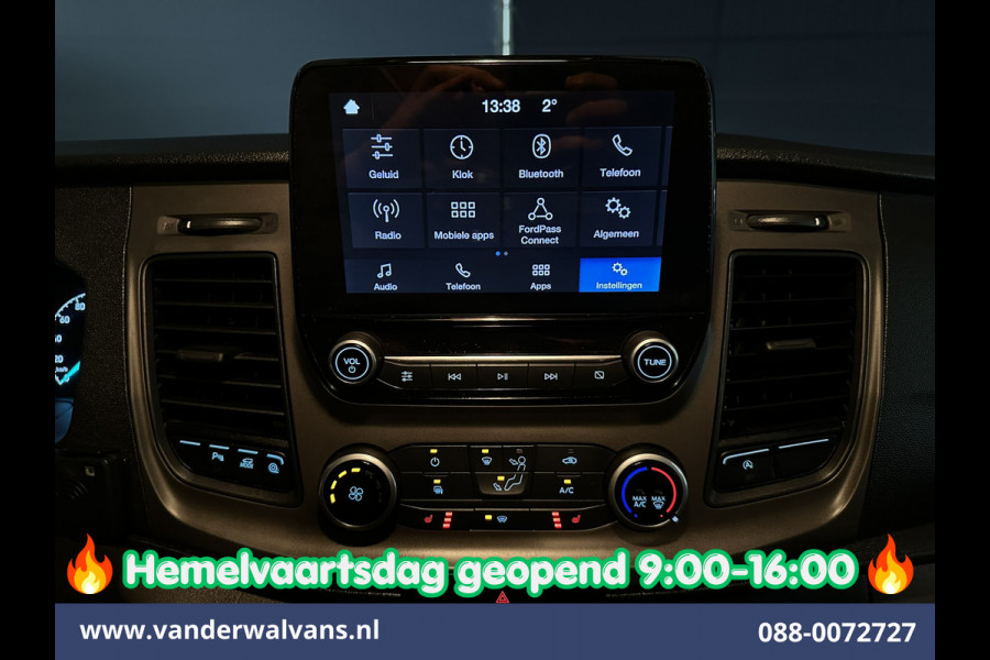 Ford Transit Custom 2.0 TDCI L1H1 Inrichting Euro6 Airco | Camera | LED | Cruisecontrol | Android Auto Stoelverwarming, Verwarmde voorruit, Parkeersensoren, Bijrijdersbank, 2500kg Trekhaak